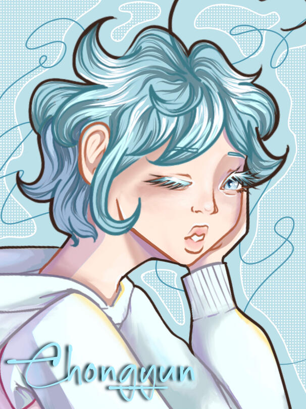 Pink hearts Chongyun