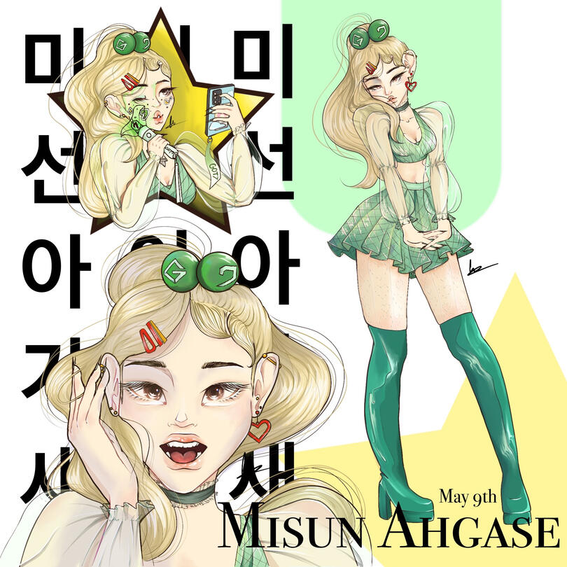 Misun Ahgase Got7 Lightstick