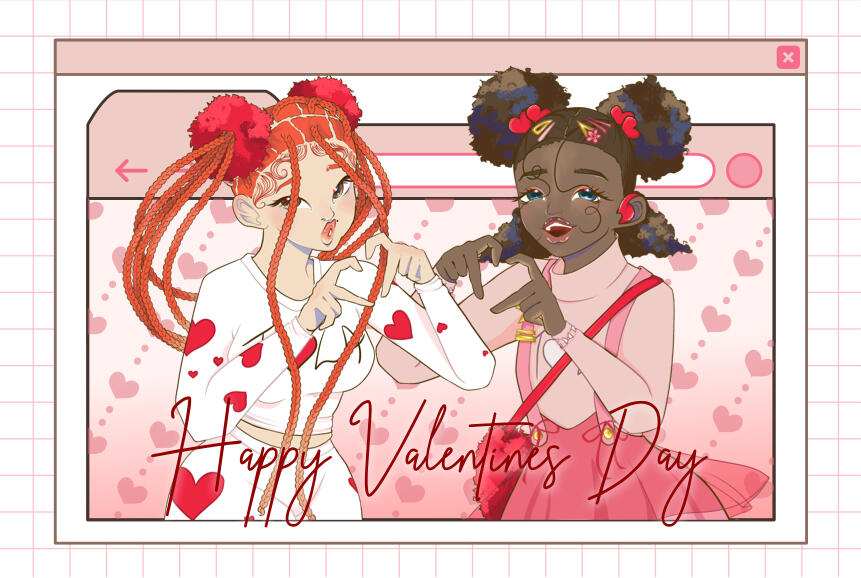 Digital Screen Valentines
